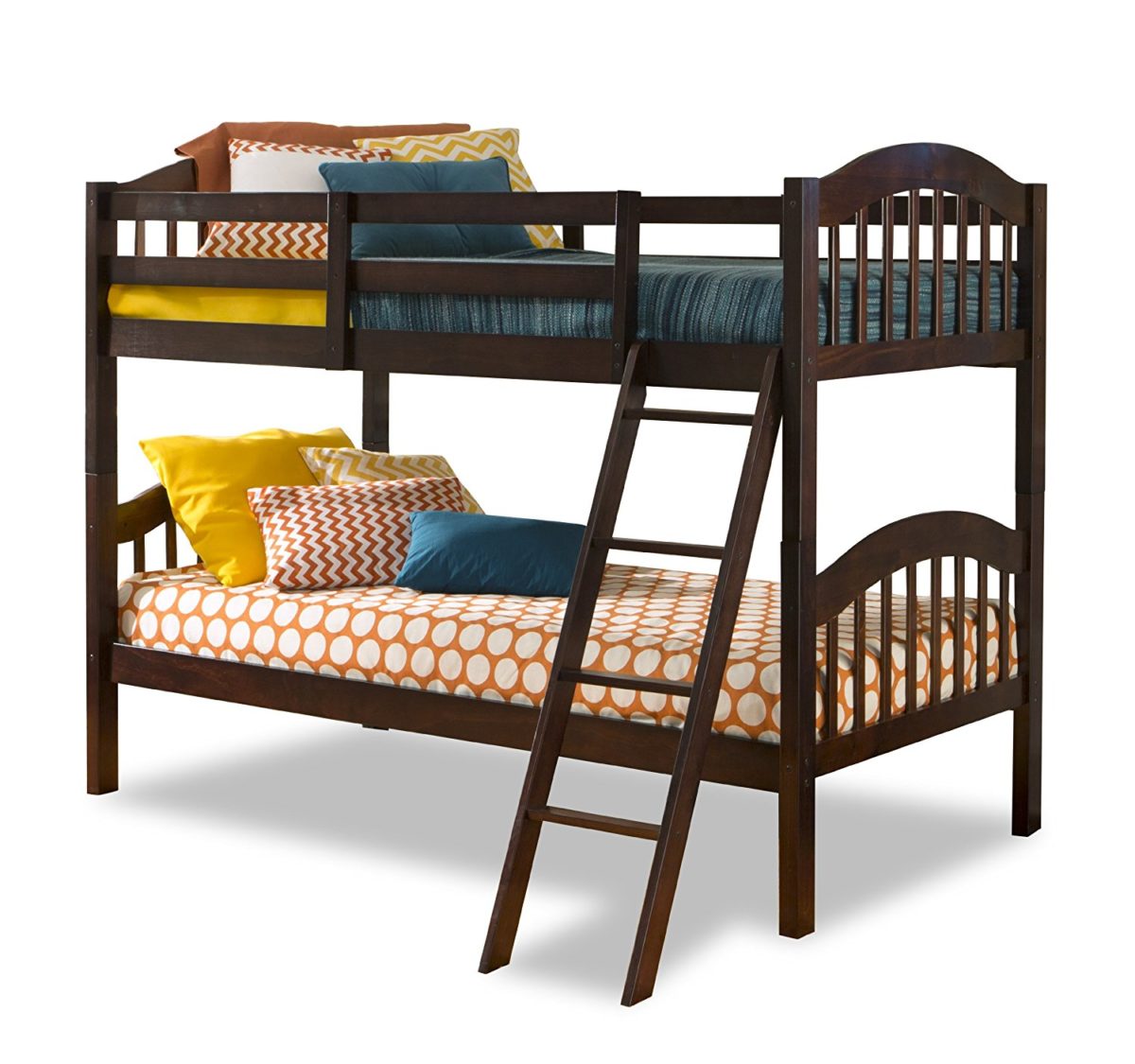 storkcraftlonghornsolidhardwoodlshapedtwinbunkbed