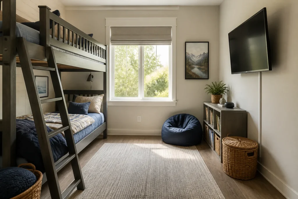 Bunk Bed TV Setup: Safe Viewing Without Blocking the Room article image
