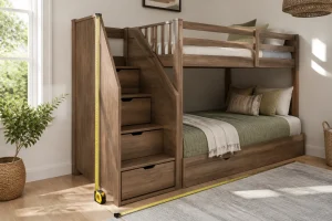 Bunk Bed Stair Dimensions: Measurements That Make Stairs Usable article image