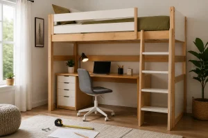 How to Set Up a Loft Bed With Desk Below article image