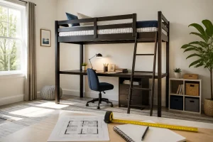 Full Over Desk Loft Bed Buying Guide for Small Rooms article image