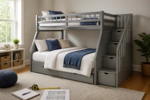 Twin Over Full Loft Bed with Stairs: A Practical Buying and Space-Planning Guide article image