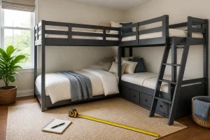 How to Measure an L-Shaped Bunk Bed for a Small Room article image
