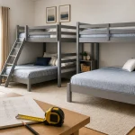 How to Plan Triple Corner Bunk Beds in a Shared Room article image